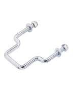 Support de roue de secours pour timon 60x60 entraxe 4x130 mm