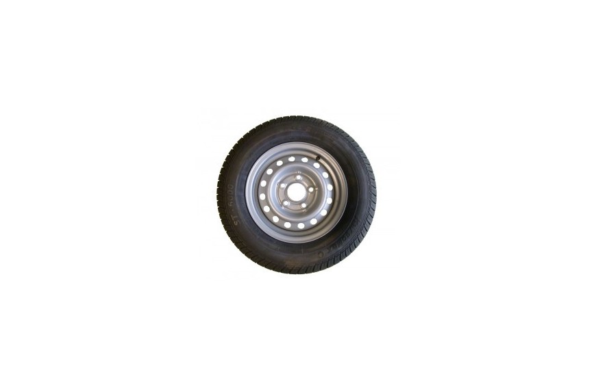 Roue 185x80R14C 5TR 94x140 déport 20 complète renforcée pour remorque ou caravane