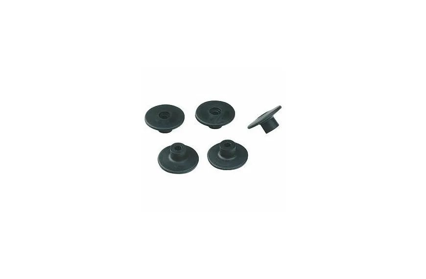 Lot de 10 crochets de Bâche Plastique Noir