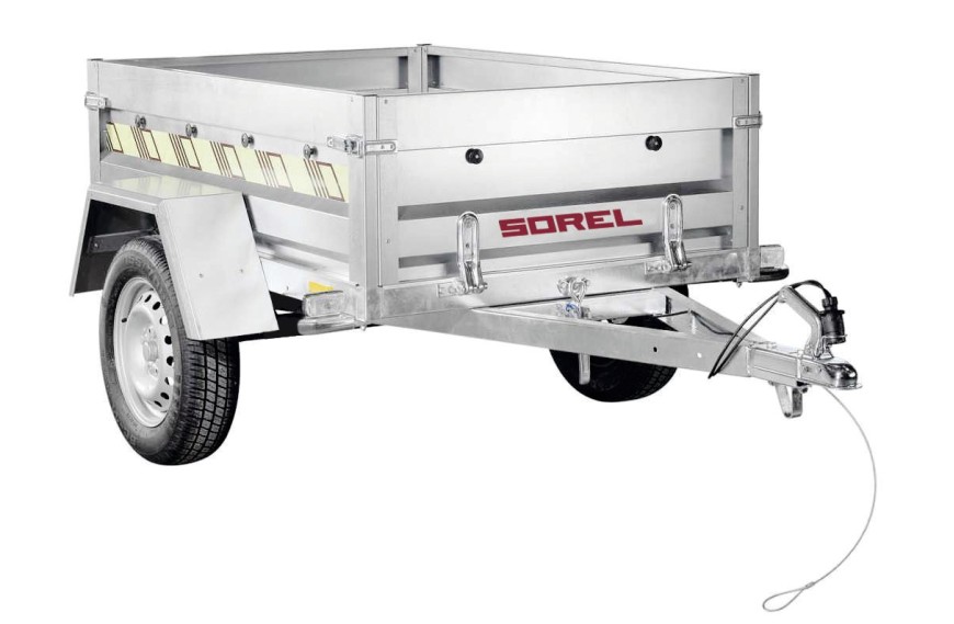 Remorque Rustique R150 SOREL 500 kg compacte et robuste