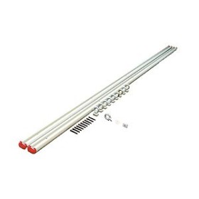 Barre de fixation alu 4x2, 5x200cm lot de 2