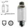 Ampoules navettes 12V 18W les 10