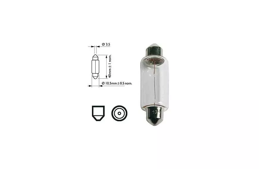 Ampoules navettes 12V 18W les 10