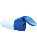 Prise fiche femelle P17 avec couvercle