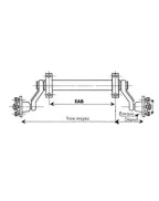 Essieu 750 kg Sorel 9200