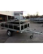 Remorque bois PTAC 500 kg Nordika N205B Sorel avec ridelles amovibles et plancher antidérapant