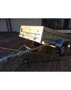 Remorque rustique PTAC 500 kg R250 Sorel avec ridelles démontables et plancher bois antidérapant