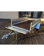 Remorque rustique PTAC 500 kg R250 Sorel avec ridelles démontables et plancher bois antidérapant