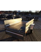 Remorque rustique PTAC 500 kg R250 Sorel avec ridelles démontables et plancher bois antidérapant