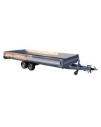 Jeu de 4 ridelles en aluminium H35 cm pour remorque plateau 3 mètres LIDER