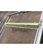 Cale 1M57 avec rails pour blocage roues sur remorque plateau 3 mètres LIDER