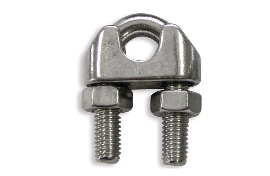 Serre câble étrier M10 Inox A4