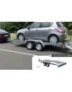 Remorque Lider Porte Voiture roues dessous 39790