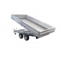 Remorque benne 3500 kg double essieu Lider 39614PE basculante galvanisée