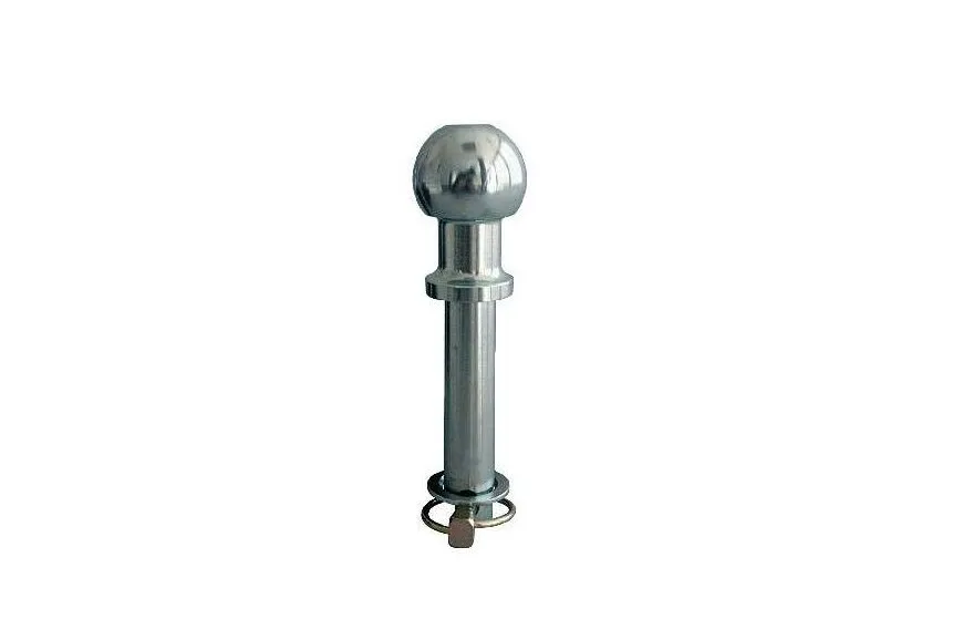 Rotule d'attelage axe seul avec goupille