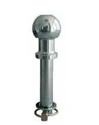 Rotule d'attelage axe seul avec goupille
