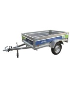 Remorque bagagère PTAC 500 kg CADIX 39310 Lider avec ridelles démontables et plancher bois antidérapant