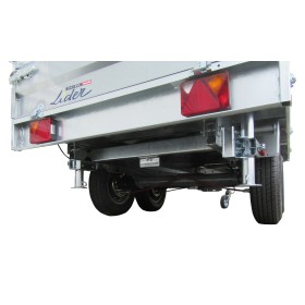 Jeu de béquilles arrière pour remorque benne LIDER avec pompe électrique