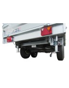 Jeu de béquilles arrière pour remorque benne LIDER avec pompe électrique