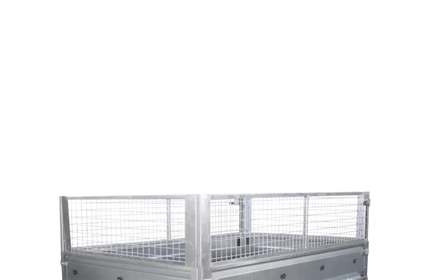4 Rehausses grillagées (hauteur 35 cm) pour remorque Sorel N205