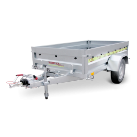 Remorque freinée Rustique R261F113 PTAC 1300 kg Sorel pour transport charges lourdes