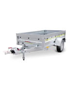 Remorque freinée Rustique R261F113 PTAC 1300 kg Sorel pour transport charges lourdes