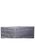 4 rehausses pleines galvanisées (H37 cm) pour remorque R261F113