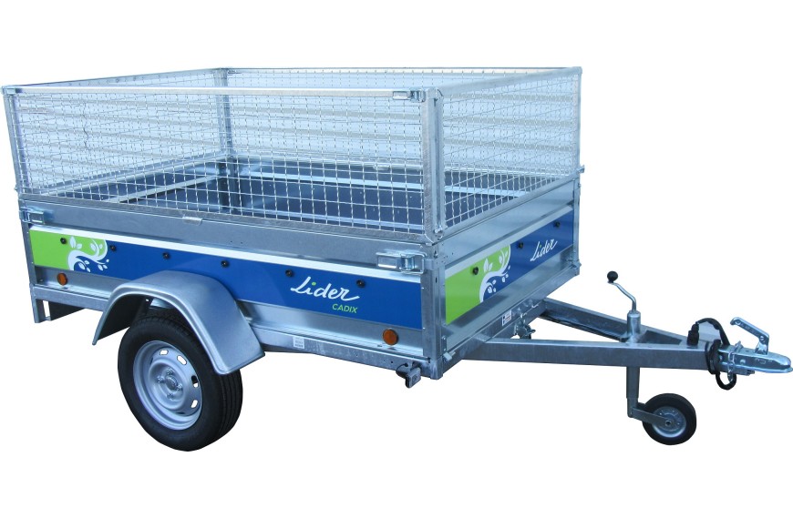 Rehausses grillagées H50 cm pour remorque LIDER Florence 44330 et Palerme 44331