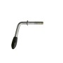 Poignée de serrage courte pour collier de roue jockey Ø34 42 48 mm