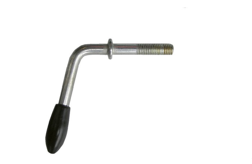 Poignée de serrage courte pour collier de roue jockey Ø34 42 48 mm