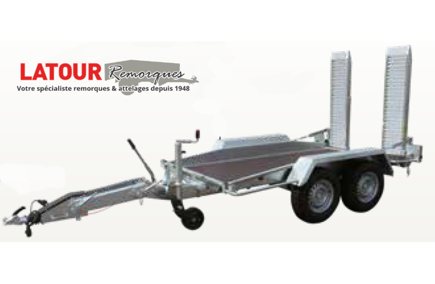 Remorque Lider Porte Engin 3500KG  (40865 L)