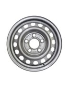 Jante remorque 13 pouces 4,5J 5 trous entraxe 112 mm déport 30