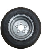 Roue complète renforcée 185x60R12C 5TR 66x112 déport 30 pour remorque ou caravane