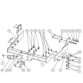 ATTELAGE CLASSIQUE POUR FORD TRANSIT BOISNIER