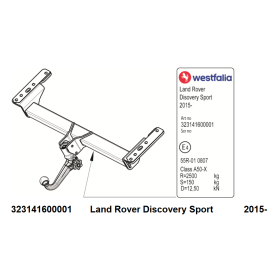 ATTELAGE DEMONTABLE SANS OUTILS POUR LANDER ROVER DISCOVERY SPORT SIARR