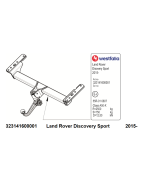 ATTELAGE DEMONTABLE SANS OUTILS POUR LANDER ROVER DISCOVERY SPORT SIARR