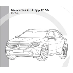 ATTELAGE COL DE CYGNE POUR MERCEDES GLA TYPE X156 BOISNIER