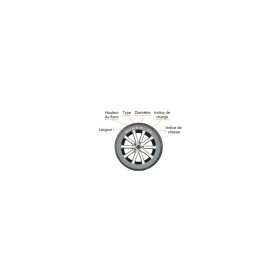 Roue 400/480 x 8 Moyeu incorporé largeur 140mm