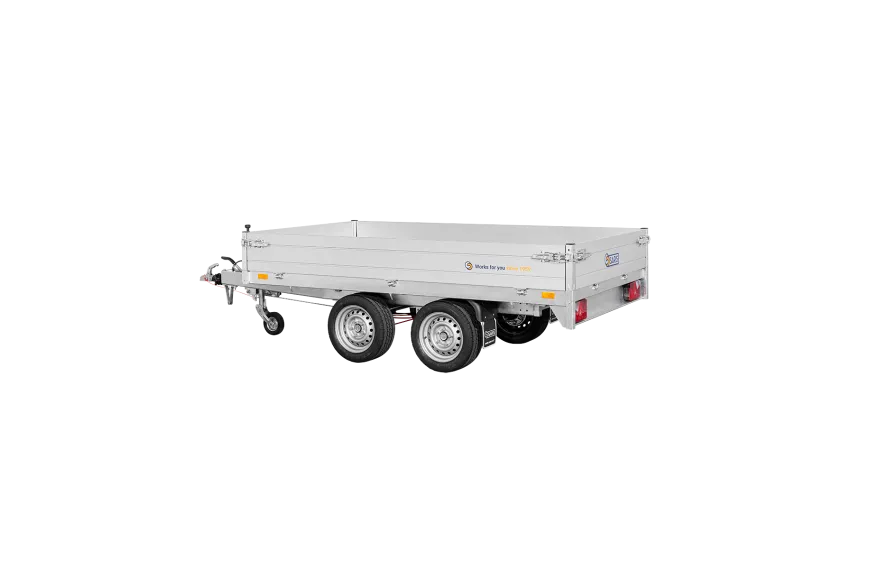 Remorque benne 2700 kg (276x150) Double - SARIS