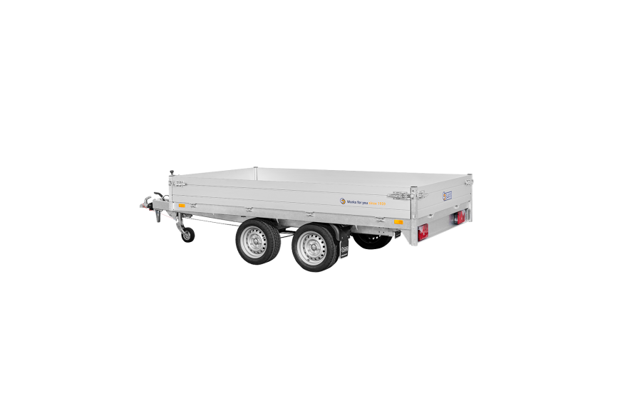 Remorque benne 2000 kg (306x170) Double - SARIS