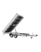 Remorque benne 3500 kg (356x184) Double - SARIS