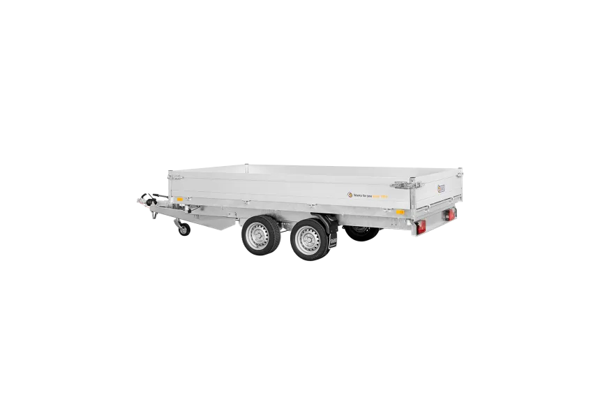 Remorque tribenne 2700 kg (356x184) Double - SARIS