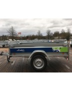 Remorque bagagère PTAC 500 kg CADIX 39310 Lider avec ridelles démontables et plancher bois antidérapant