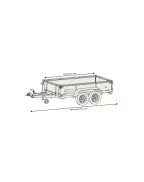 Remorque Sorel R261F113 Freinée 1300kg
