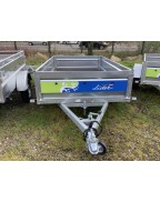 Remorque bagagère PTAC 500 kg Palerme 39331 Lider avec ridelles démontables et plancher bois antidérapant