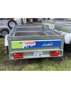 Remorque bagagère PTAC 500 kg Palerme 39331 Lider avec ridelles démontables et plancher bois antidérapant