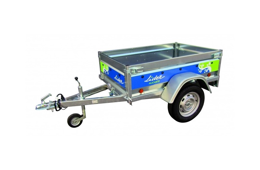 Remorque benne 500 kg Lider ALICANTE 42211 basculante galvanisée