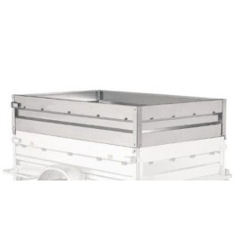 Jeu de doubles ridelles pour remorque Lider 39550 en acier galvanisé augmentant la capacité de chargement