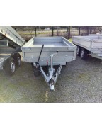 Remorque benne 2500 kg Lider 39600 galvanisée double essieu basculante