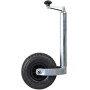 Roue jockey gonflable Ø48 mm avec jante plastique pour remorque, galet 260 mm